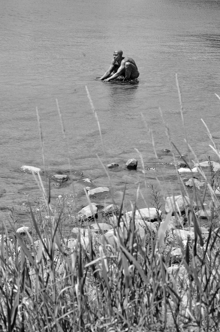 Skulptur im Bodensee