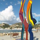 Skulptur im Hafen von Port Andratx