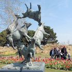 Skulptur im Keukenhof