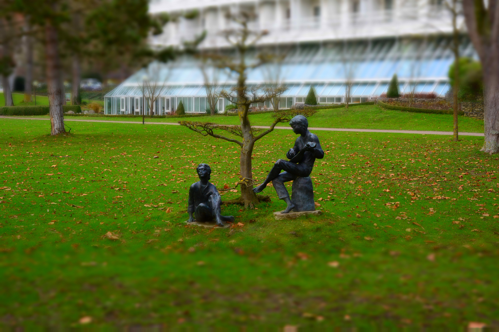 Skulptur im Kurpark