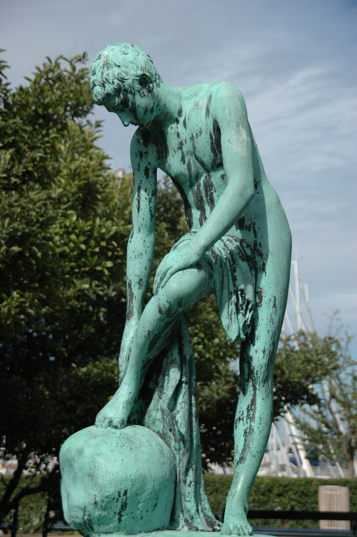 Skulptur im Langelinie Park, Kopenhagen