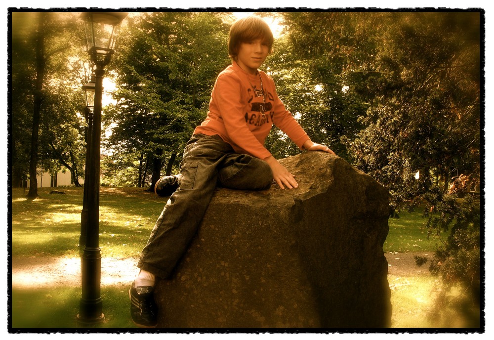 Skulptur im Park