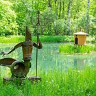 Skulptur im Park bei Kloster Irsee