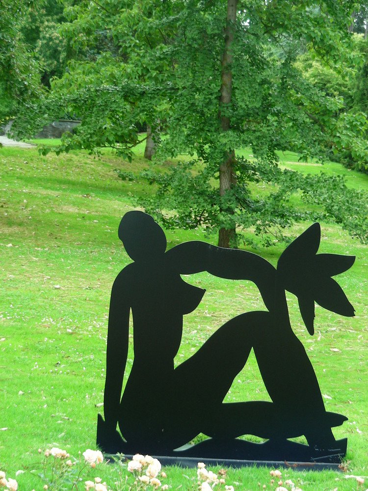 Skulptur im Park der Insel Mainau - im Juni 2007