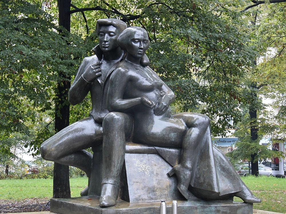 Skulptur im Prenzlauer Park