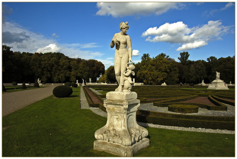 Skulptur im Schlossgarten von Nordkirchen.