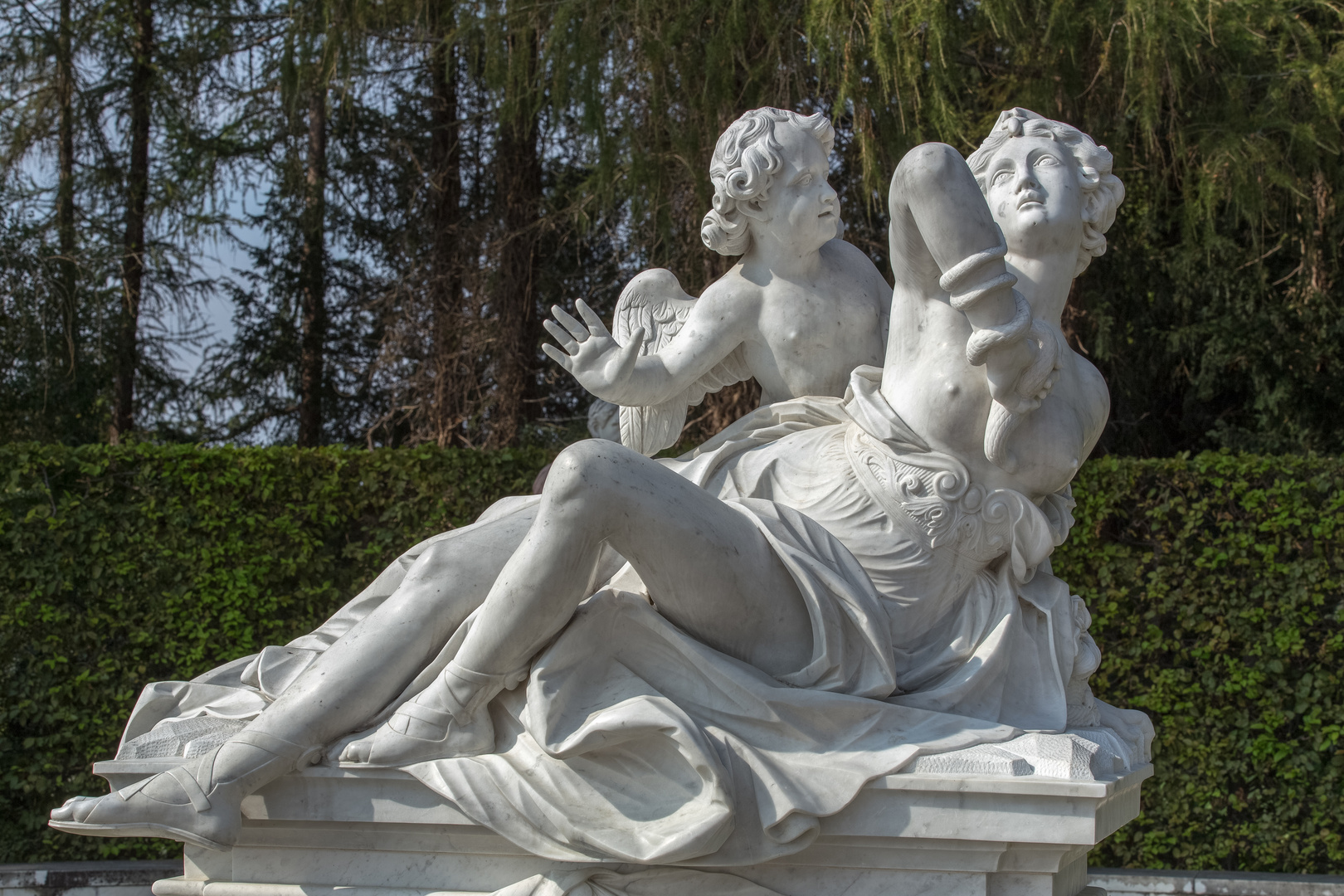 Skulptur im Schlosspark