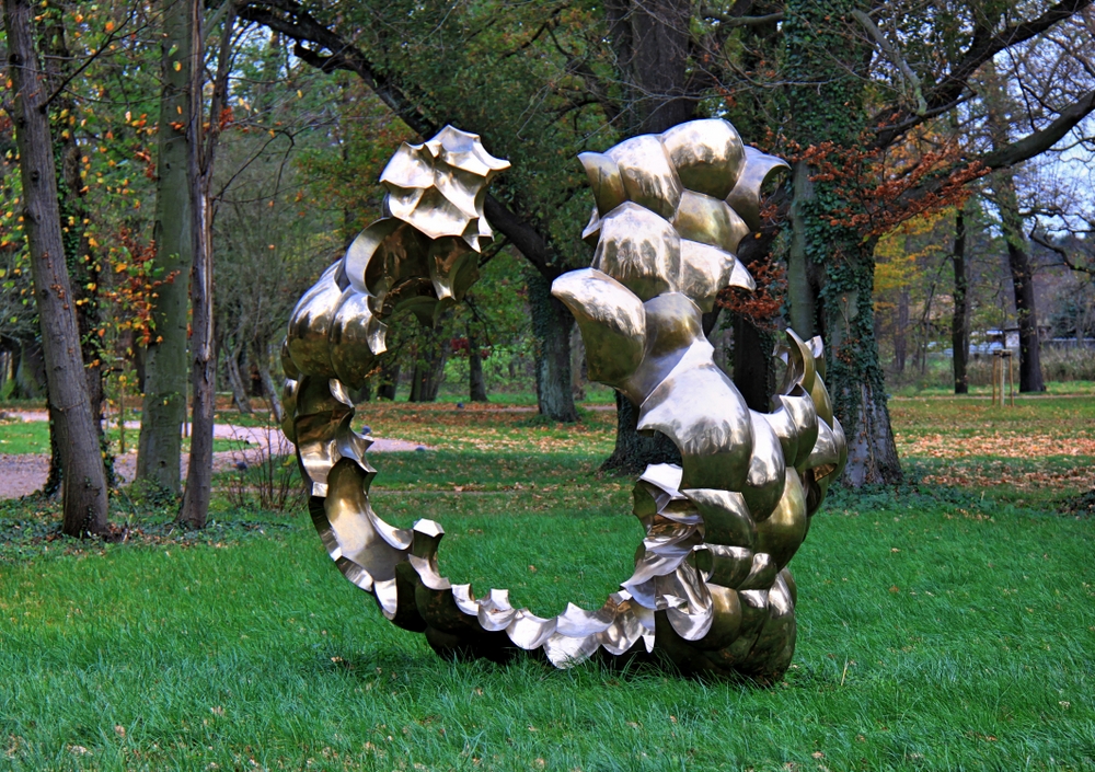 Skulptur im Schlosspark Hohenbocka (1)
