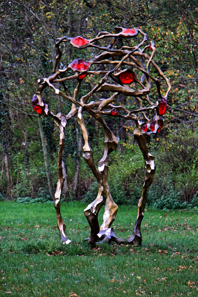 Skulptur im Schlosspark Hohenbocka (2)