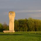 Skulptur in der Abendsonne