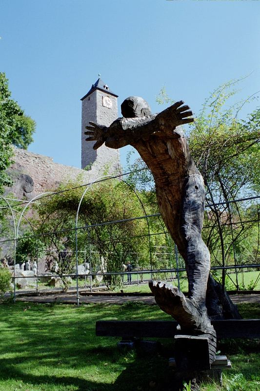 Skulptur in der Burg