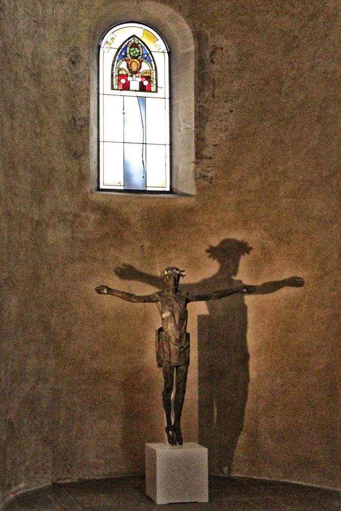 Skulptur in der Kirche