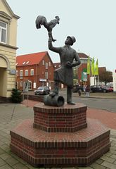 Skulptur in Heide