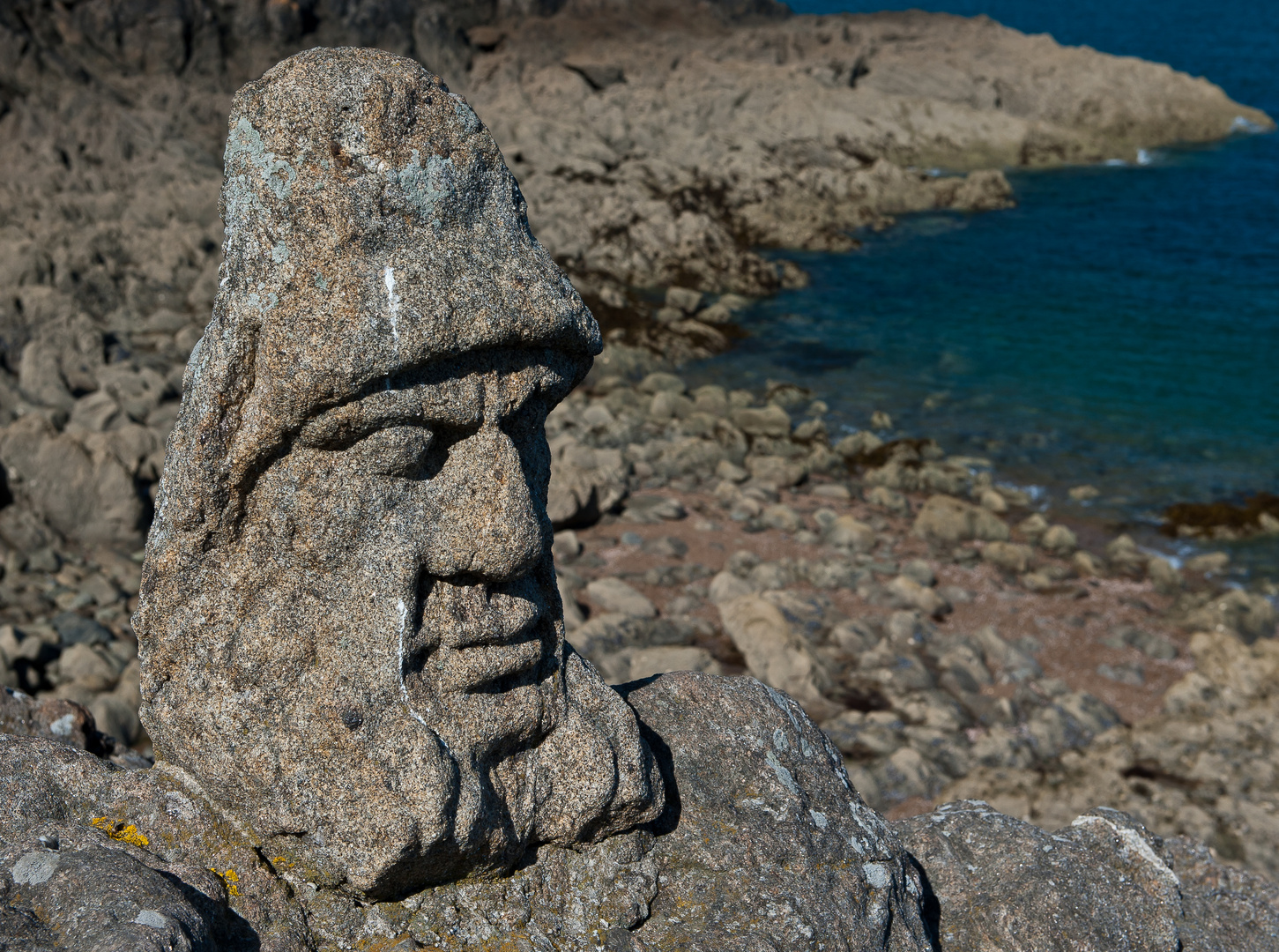 Skulptur in Rotheneuf