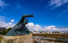 Skulptur, Kérity, Bretagne, France