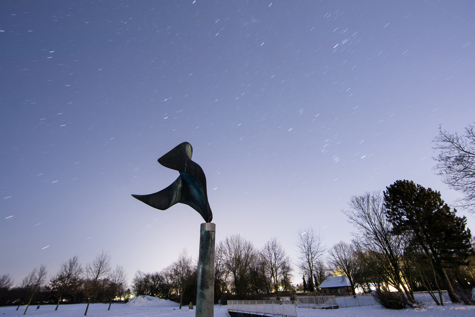 Skulptur mit ORION .