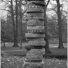 Skulptur mit Steinrädern aus dem Borgvold Park in Viborg (DK)