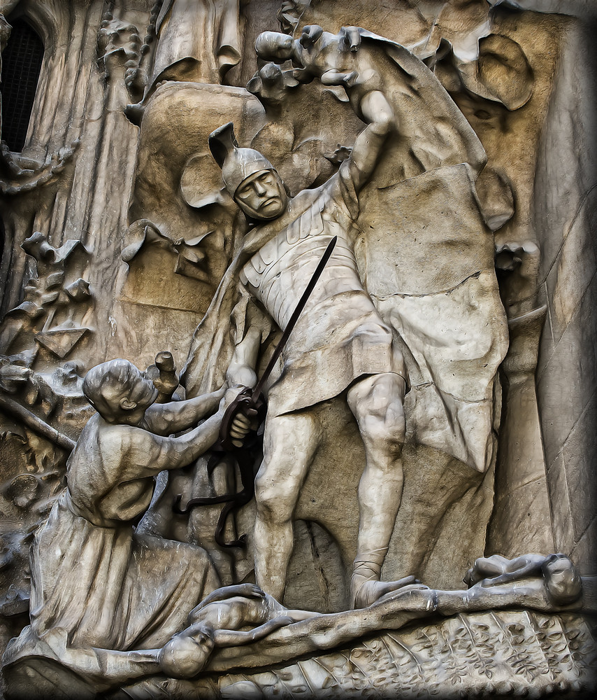 Skulptur Sagrada Família Barcelona