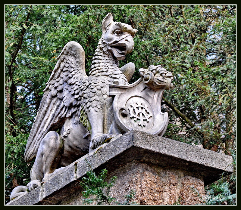 Skulptur,  Stadtpark Marienbad