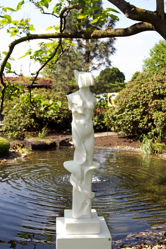 "Skulptur und Wasser- eine gute Kombination"