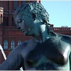 Skulptur vom Neptunbrunnen in Berlin