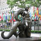 Skulptur vor dem Rockefeller Center