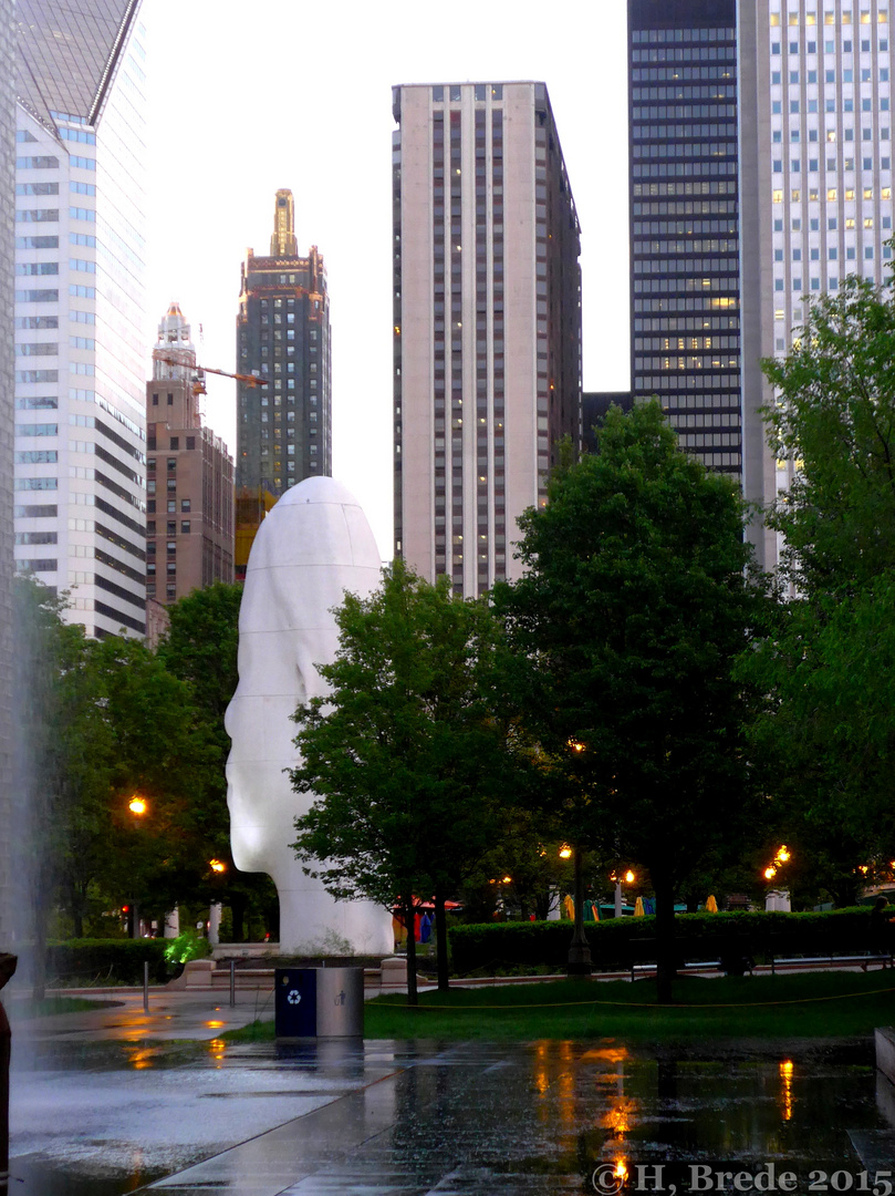 Skulpturen aus dem Millennium Park in Chicago