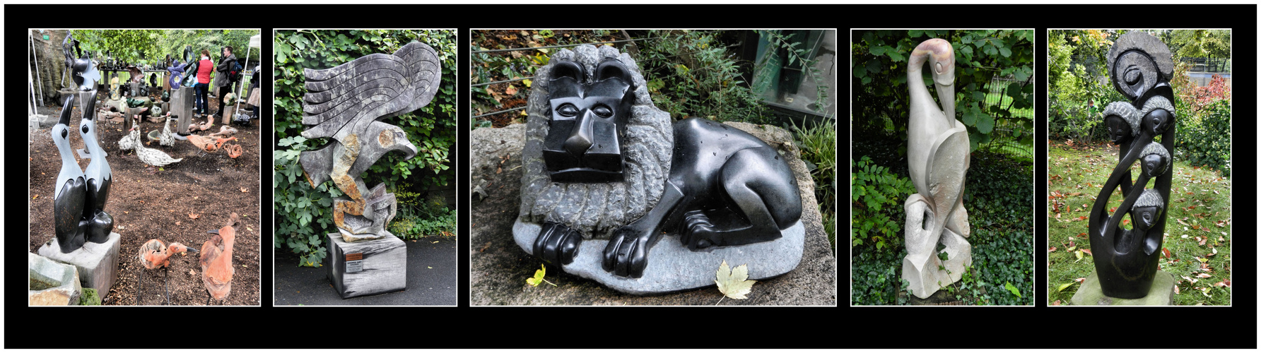 Skulpturen im Kölner Zoo