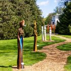 Skulpturen im schwedischen Schlosspark auf Öland