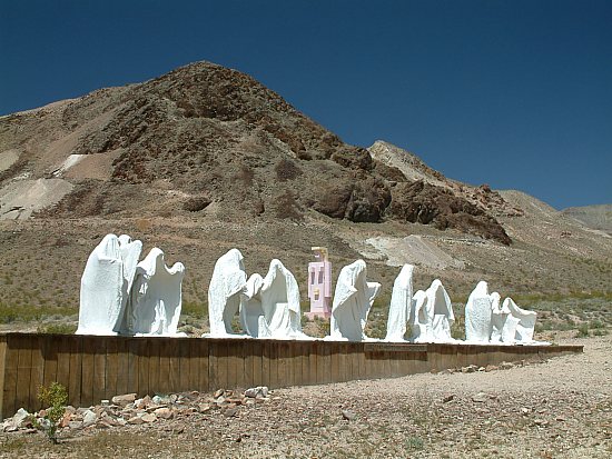 Skulpturen in Rhyolite