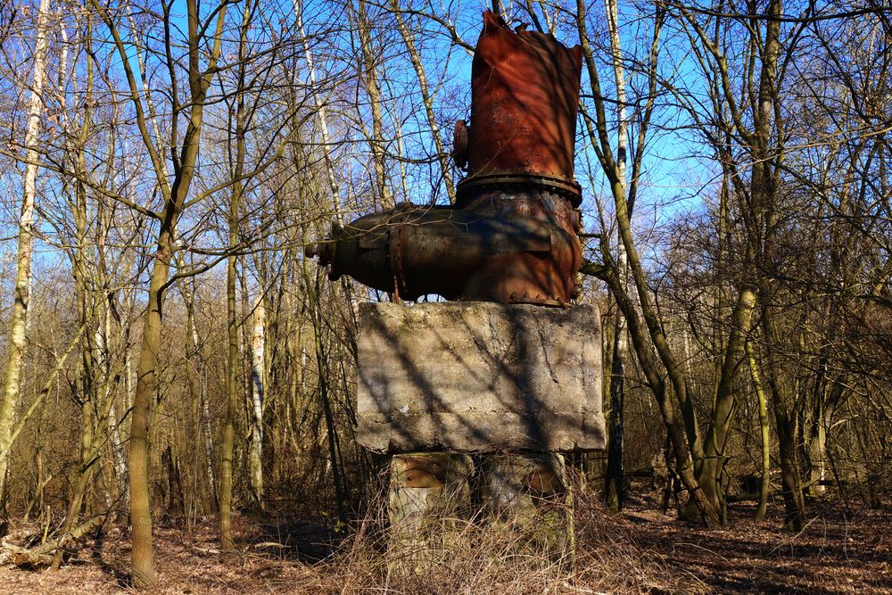 Skulpturen-Wald an der Halde Rheinelbe