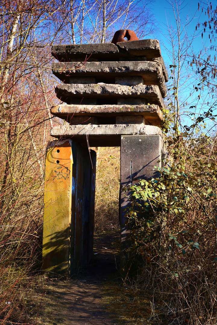 Skulpturen-Wald an der Halde Rheinelbe