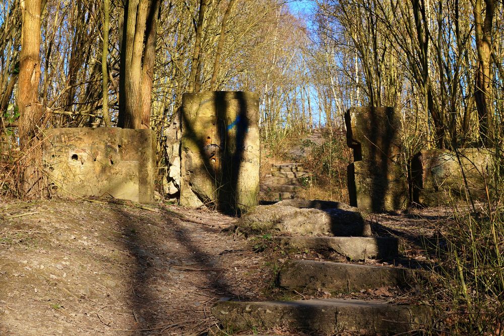 Skulpturen-Wald an der Halde Rheinelbe