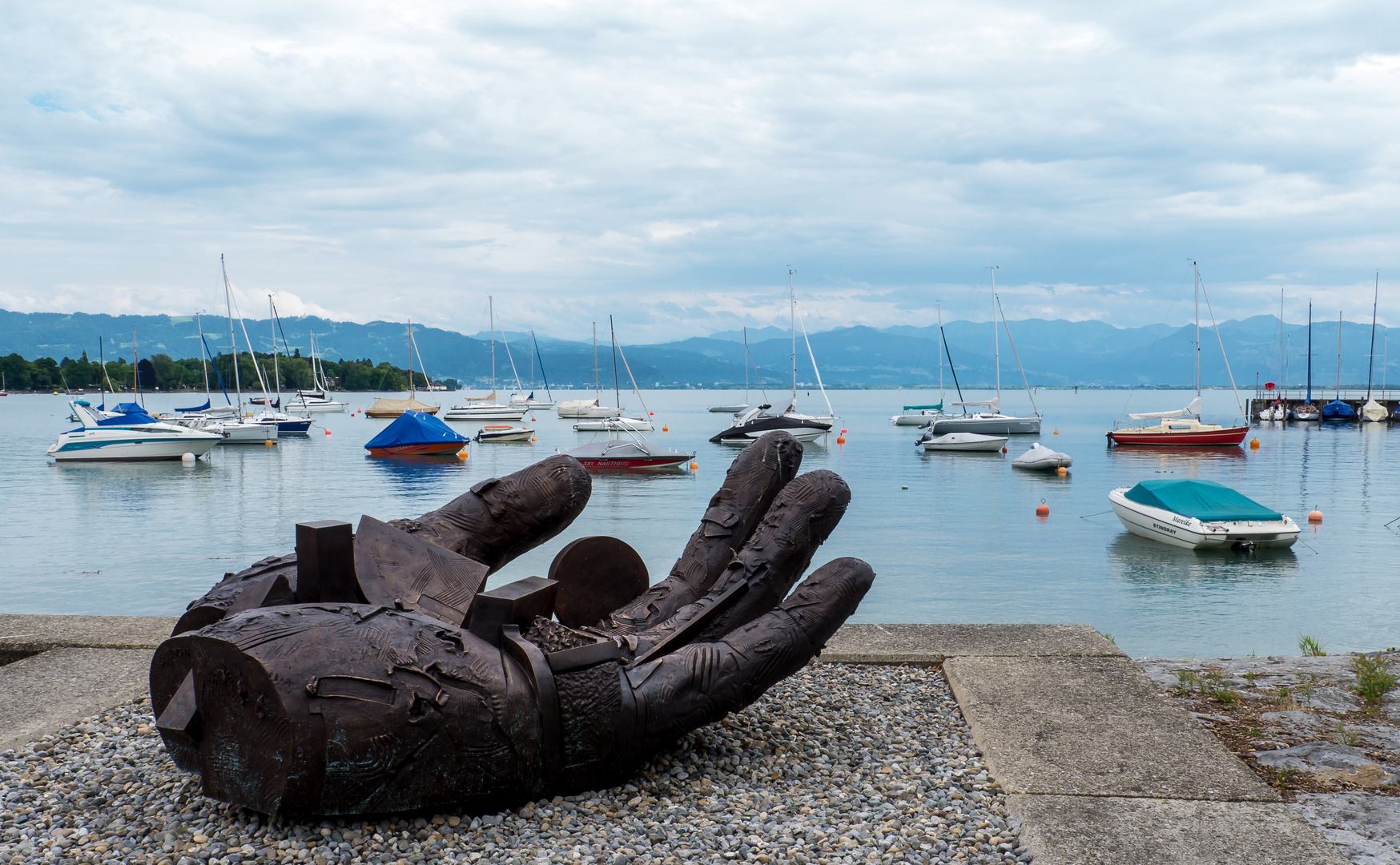 Skulpturenausstellung in Wasserburg am Bodensee