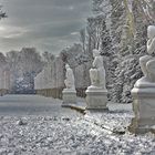 Skulpturengruppe im Park von Schloss Benrath, Düsseldorf