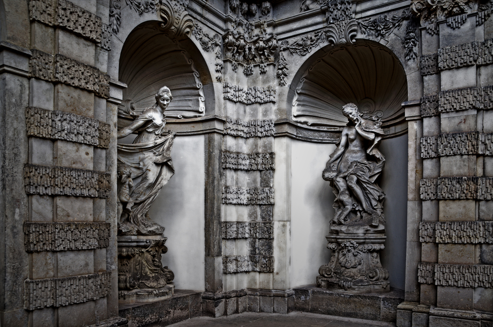 Skulpturengruppe Nymphenbad Zwinger Dresden