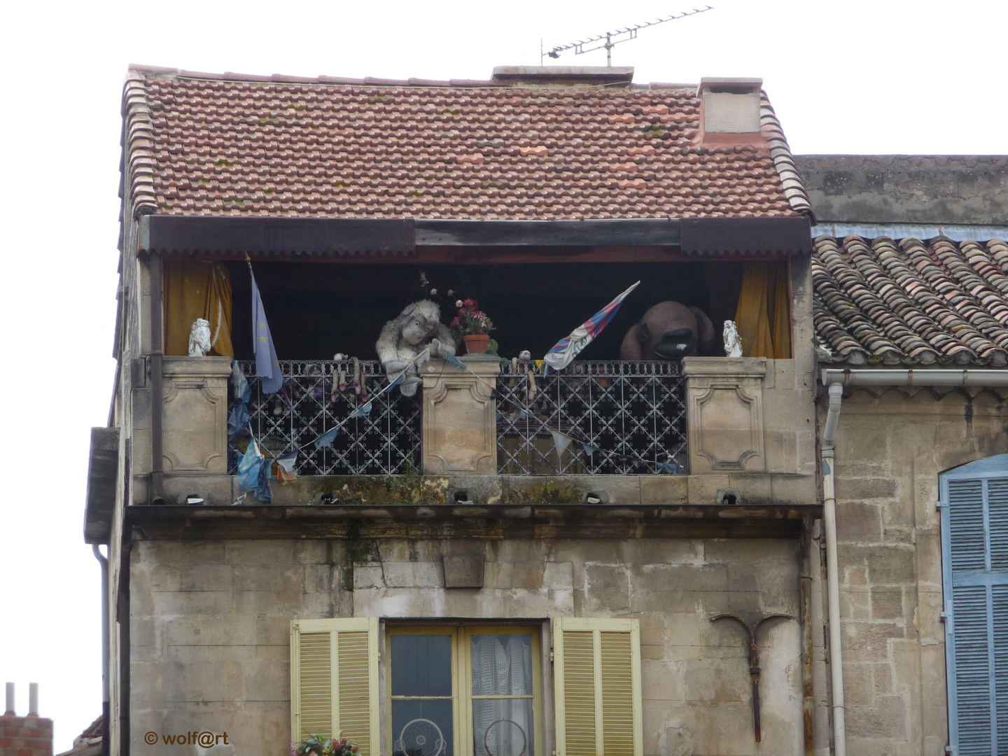 Skurilles Haus,gesehen in Arles-Provence