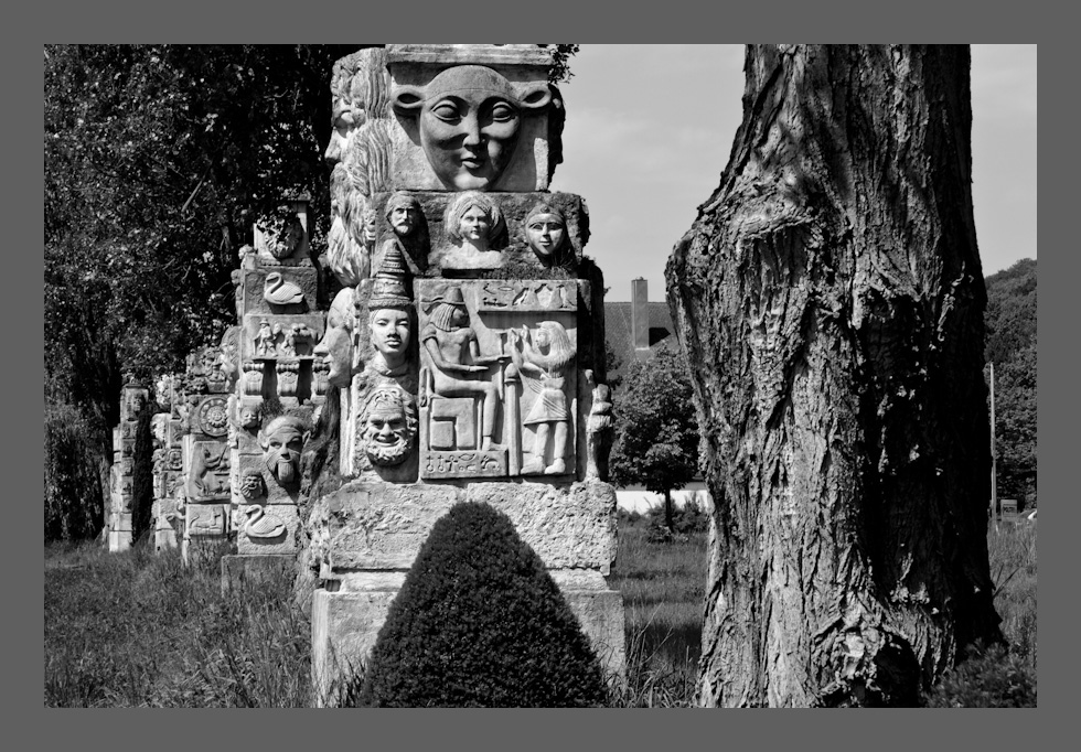 Skurriler Garten in Regensburg