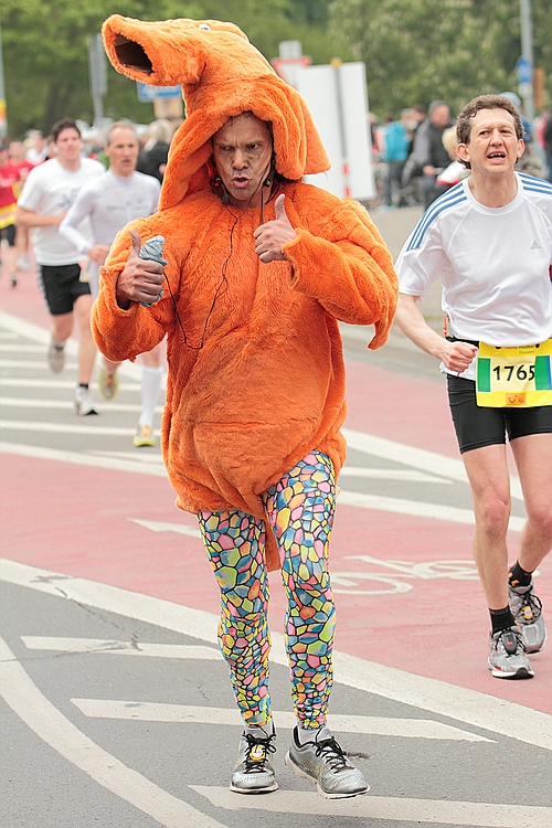 Skurriles anläßlich des Hannover-Marathon