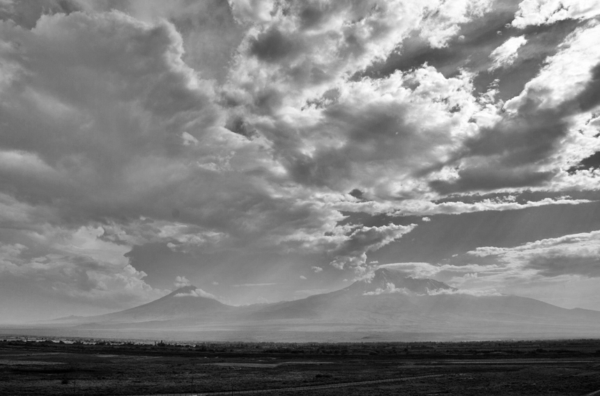 sky above ararat mountains