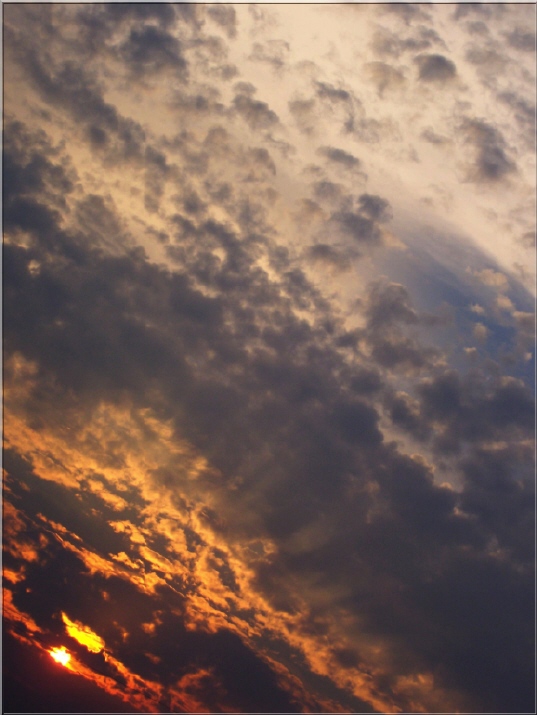 Sky above Belgrade Yugoslavia