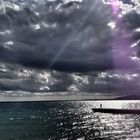 Sky and sand