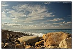 Sky and stones