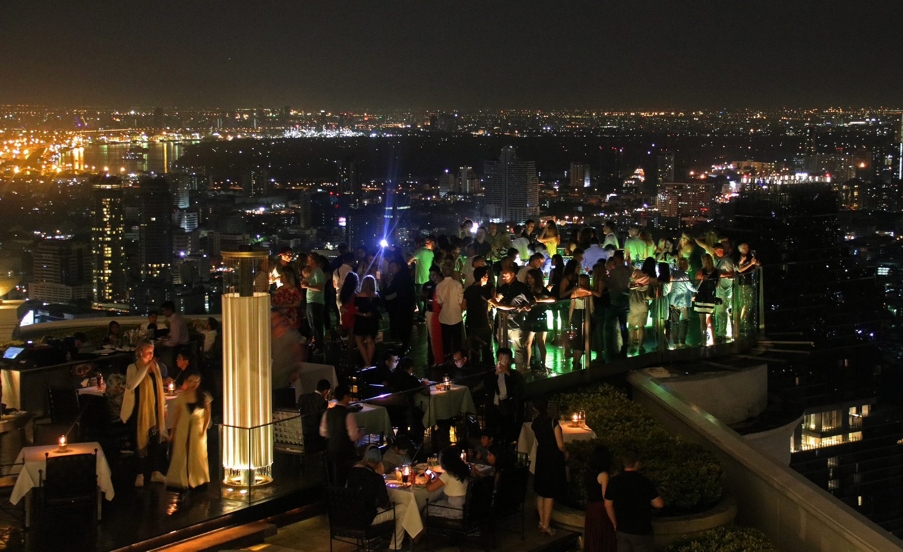 Sky Bar u. Sirocco Rastaurant / Lebua State Tower Bangkok