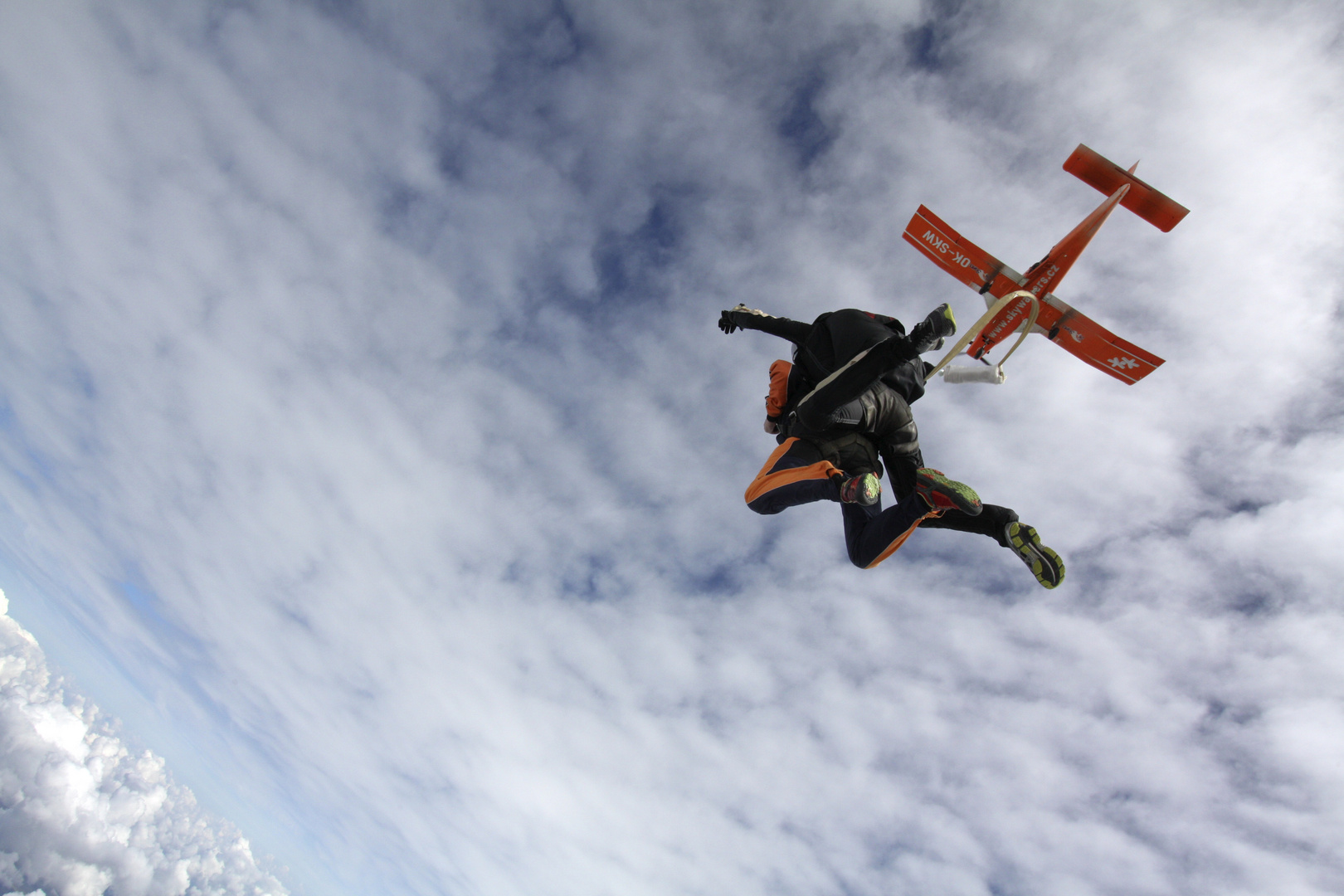 Sky divingfree fall from 4200m Höhe Foto & Bild sport, canon