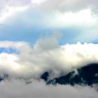 sky, forests and clouds