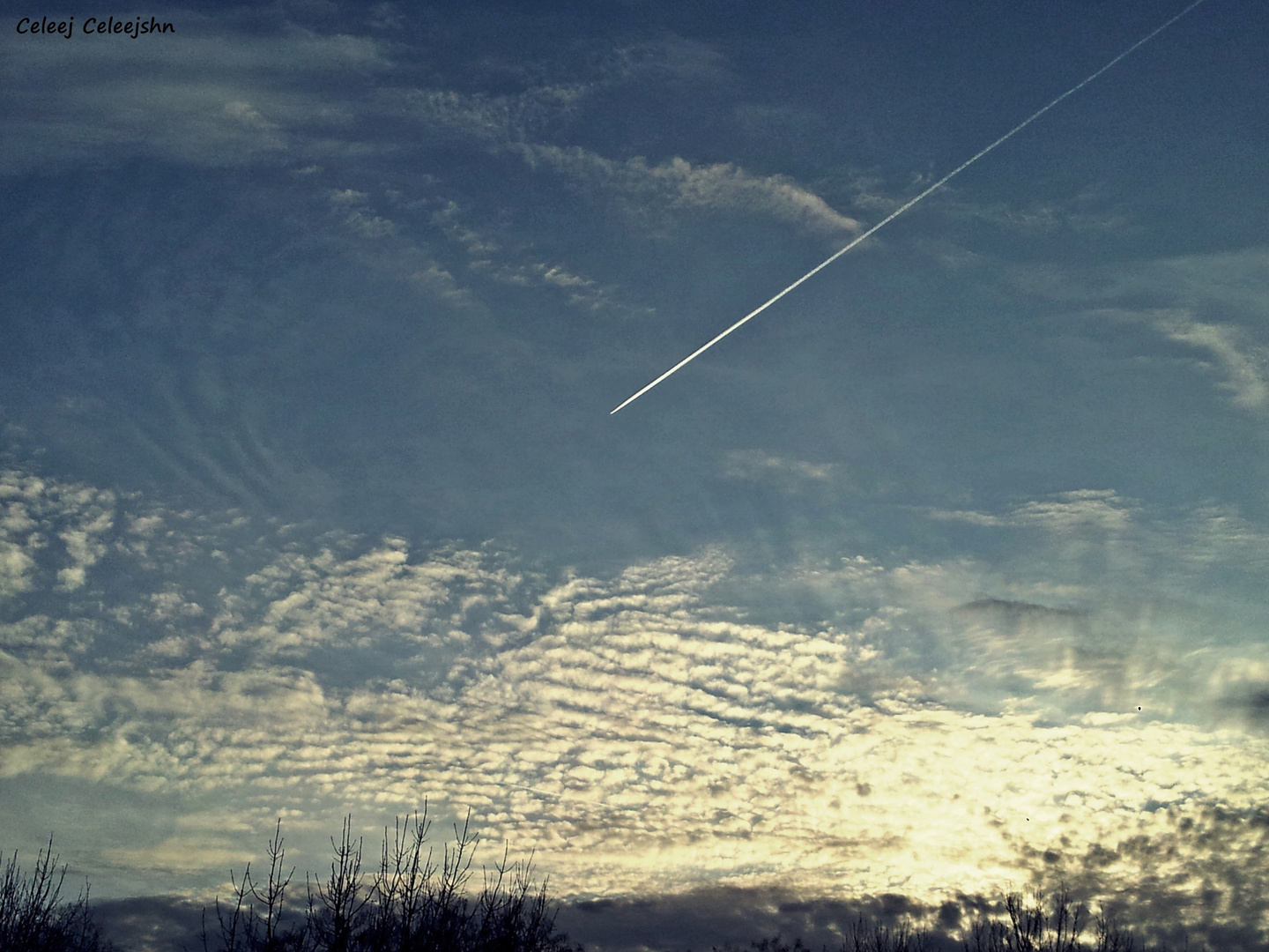 sky line at twilight