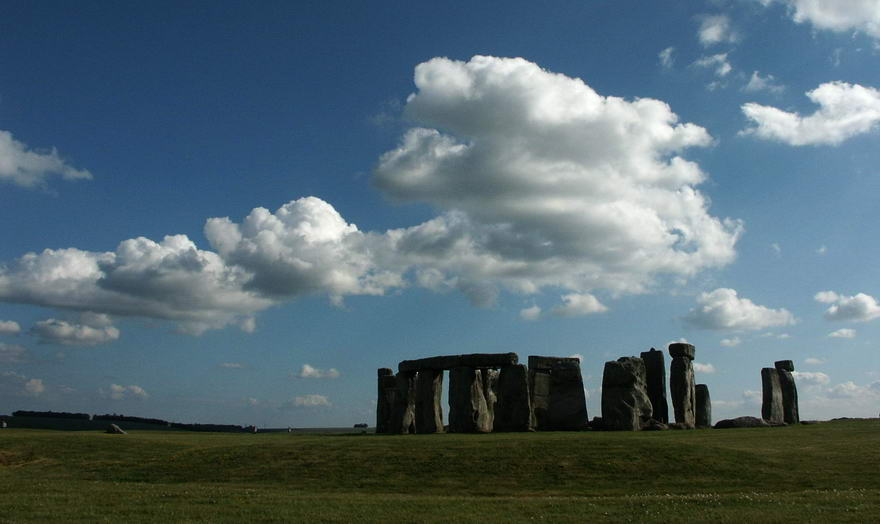 sky meets stone