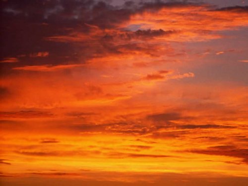 Sky mit Sonnenuntergang von Laura Elaine Emminghaus 