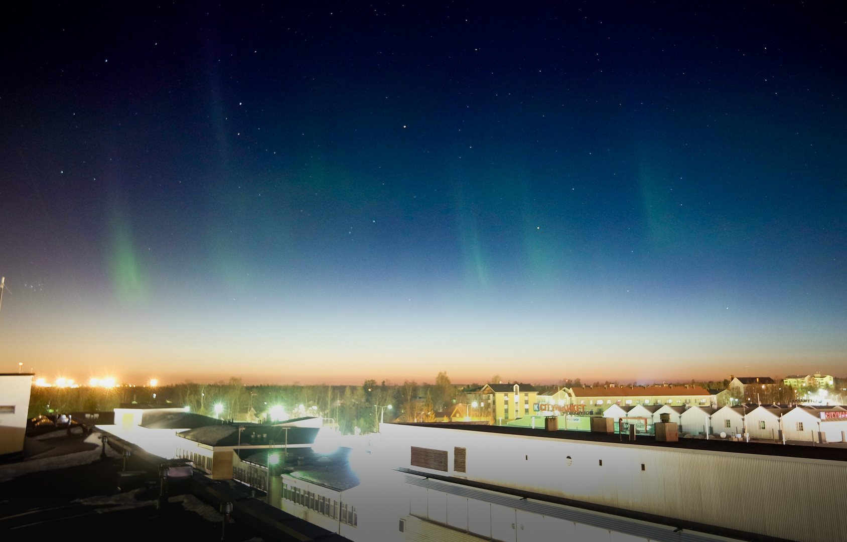 Sky over Kemi in Winter